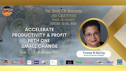 Yvonne McCoy - Accelerate Productivity & Profit with One Small Change