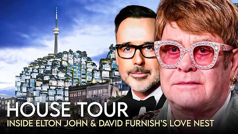 Elton John & David Furnish | House Tour | $5 Million Toronto Treehouse Condo & More