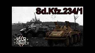 Driving the Sd.Kfz. 234/1 - War Thunder “Space Race” event vehicle