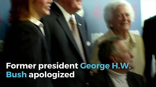 George H.W. Bush Reportedly Apologizes After Sexual Assault Claim