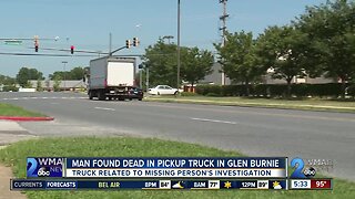 Man found dead in pickup truck in Glen Burnie