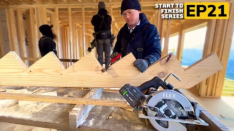 Stair Framing | Building A Mountian Cabin EP21