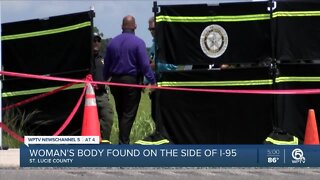 Woman's body found on side of Interstate 95 southbound in St. Lucie County