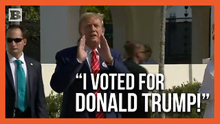 Trump Speaks After Voting in Florida Primary: "I Voted for Donald Trump"