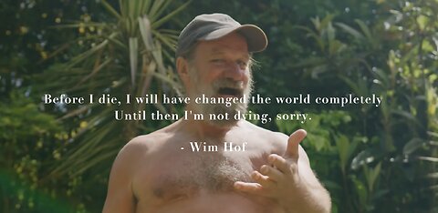 "I Will Make A Non-Dogmatic Choice To BE Happy Strong & Healthy" - Big Pharma VS Wim Hof