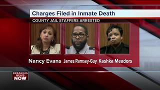 Three Milwaukee County jail staff members charged in dehydration death of inmate Terrill Thomas