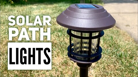 Stylish Bronze-Colored Cage Solar Pathway Lights Review