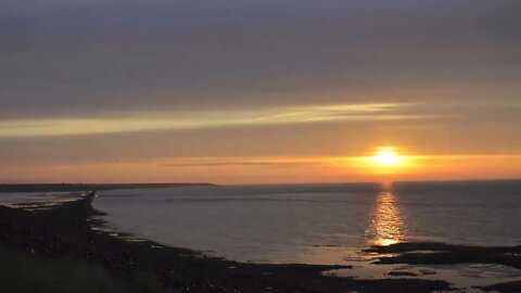 sunrise on the sea