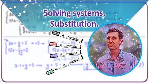 Solving systems of linear equations. Substitution method.