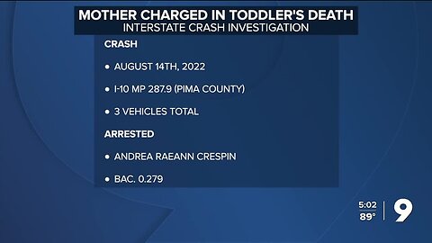 Tucson Mother Charged in Toddler's Death