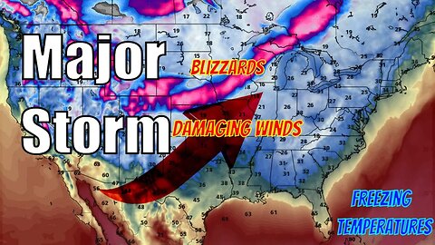 Potential Major Snowstorm, Blizzards, Damaging Winds & More! - WeatherMan Plus