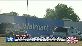 Woman found dead inside Walmart bathroom