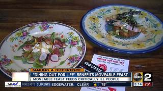 Dining Out for Life fundraiser benefits Moveable Feast in Baltimore