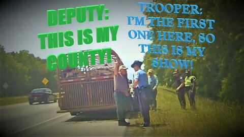 Dashcam Video Catches Sheriff Arguing With State Trooper | Georgia Police
