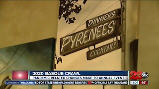 Pandemic related changes to annual basque crawl