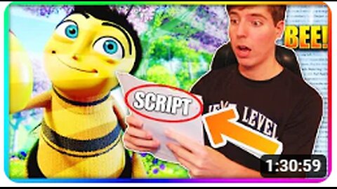 Reading The Entire Bee Movie Script But Everytime They Say "Bee" I Repeat All the Previous Bees