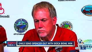 Florida Atlantic sends out Glenn Spencer with a Bowl win
