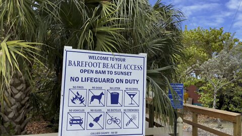 4K Beach Walk- Barefoot Beach & Bonita Beach