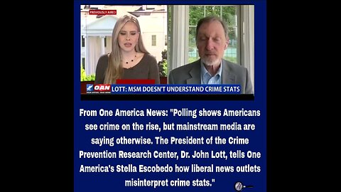 "Polling shows Americans see crime on the rise, but mainstream media are saying otherwise