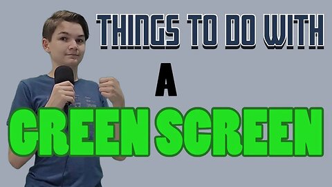 Cool Uses For Green Screen | @BhGriffon13 | Middle School