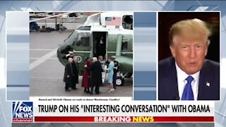 Trump On His 'Interesting Conversation' With Obama