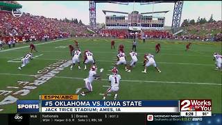 Oklahoma holds off Iowa State, 37-27 in Big 12 opener