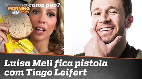 Veganismo no Big Brother faz Luisa Mell ficar pistola com Tiago Leifert