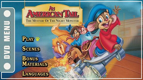 An American Tail: The Mystery of the Night Monster - DVD Menu