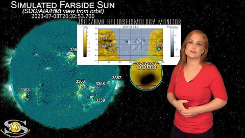 A Storm Hits Earth After a Farside Blast | Solar Storm Forecast 26 July 2023