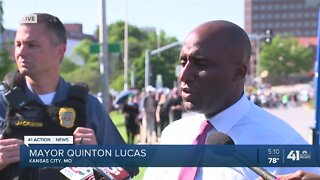 Police, KC Mayor Lucas talk Sunday protests