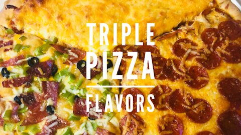 Quick Easy Homemade Triple Pizza Flavors