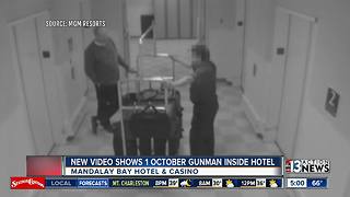 Mandalay Bay security video shows gunman's actions before shooting