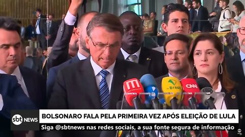 Primeira fala de Bolsonaro completa após a eleição