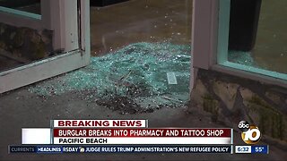 PB tattoo parlor, nearby pharmacy broken into
