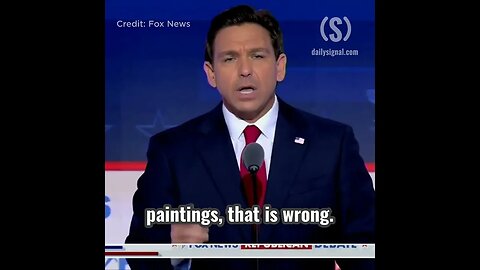 'LOUSY PAINTINGS': DeSantis Slams Hunter Biden