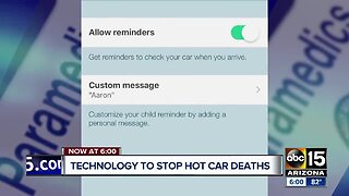 Technology being used to stop hot car deaths