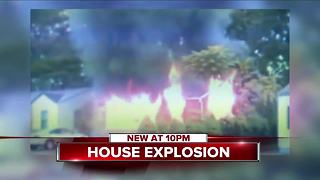 House explosion sparks massive fire