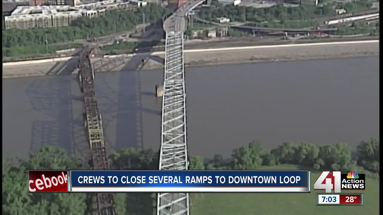 Crews to close several ramps to Downtown Loop