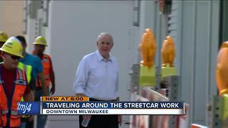 Streetcar project causes traffic headaches