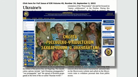 Ukraine's Death-list Database, A Hit-List Of People Outspoken Against Ukraine Narrative.