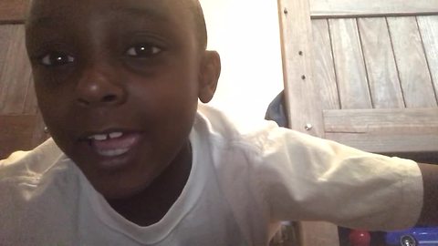 Kid Steals Mom's Phone To Record A Personalized Love Song