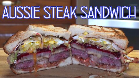 Aussie Steak Sandwich | #SteakSanga | Ribeye Cap