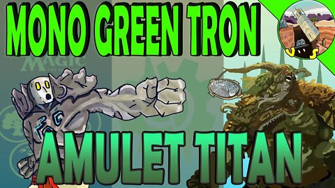 Mono Green Tron VS Amulet Titan｜The Perfect Starting Hand ｜Magic The Gathering Online Modern League Match