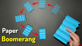 How to Make a "Paper Boomerang". DIY Crafts Origami