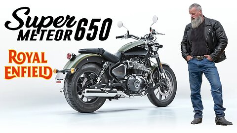 Royal Enfield Super Meteor 650 & Tourer. First Look! Is it a proper CRUISER motorcycle? All Specs!