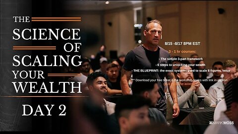 The Science Of Scaling Your Wealth- Day 2
