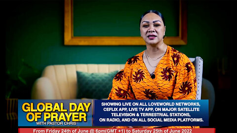 4 Days to Go! - Global Day of Prayer with Pastor Chris | Friday, June 24, 2022