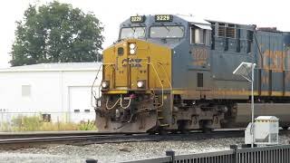 CSX Q200 Autorack/Manifest Mixed Freight Train from Fostoria, Ohio October 10, 2020