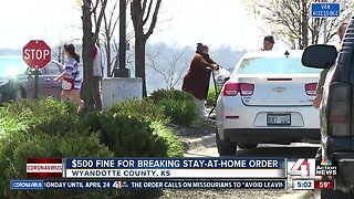 WyCo: $500 fine for breaking stay-at-home order