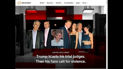 Antichrist 45: Psyop Pedophile Trump Blasts His Trial Judges Then His Fans Call For Violence!